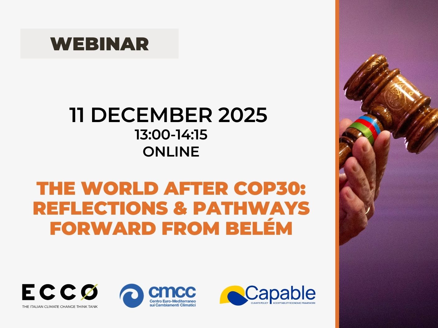 The world after COP30: reflections & pathways forward from Belém